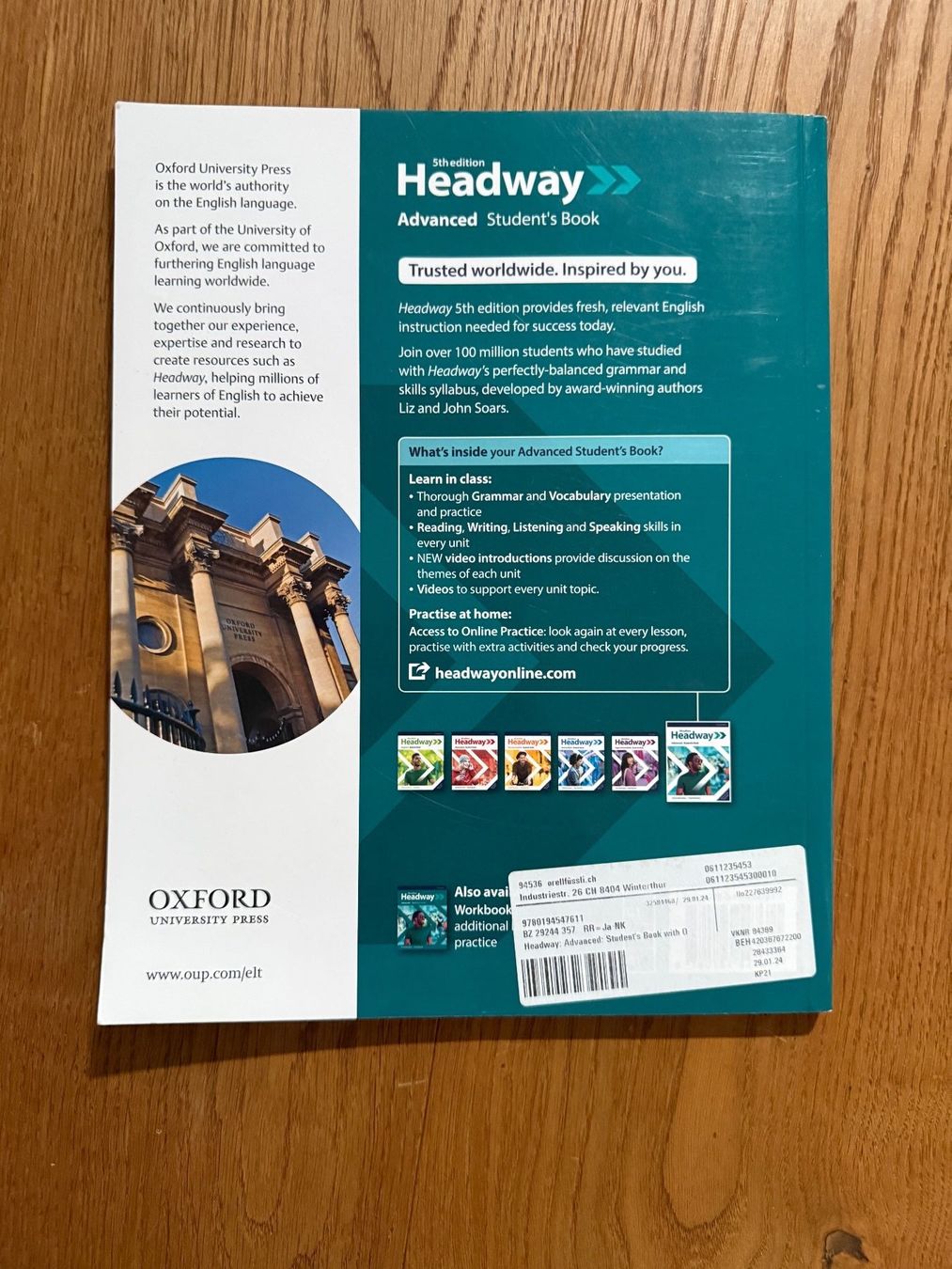 Libri: Headway Advanced Student's Book. 5 Ausgabe – Nuovo (secondo la descrizione) da Spiegel b. Bern venduto da Kyra_112233 1