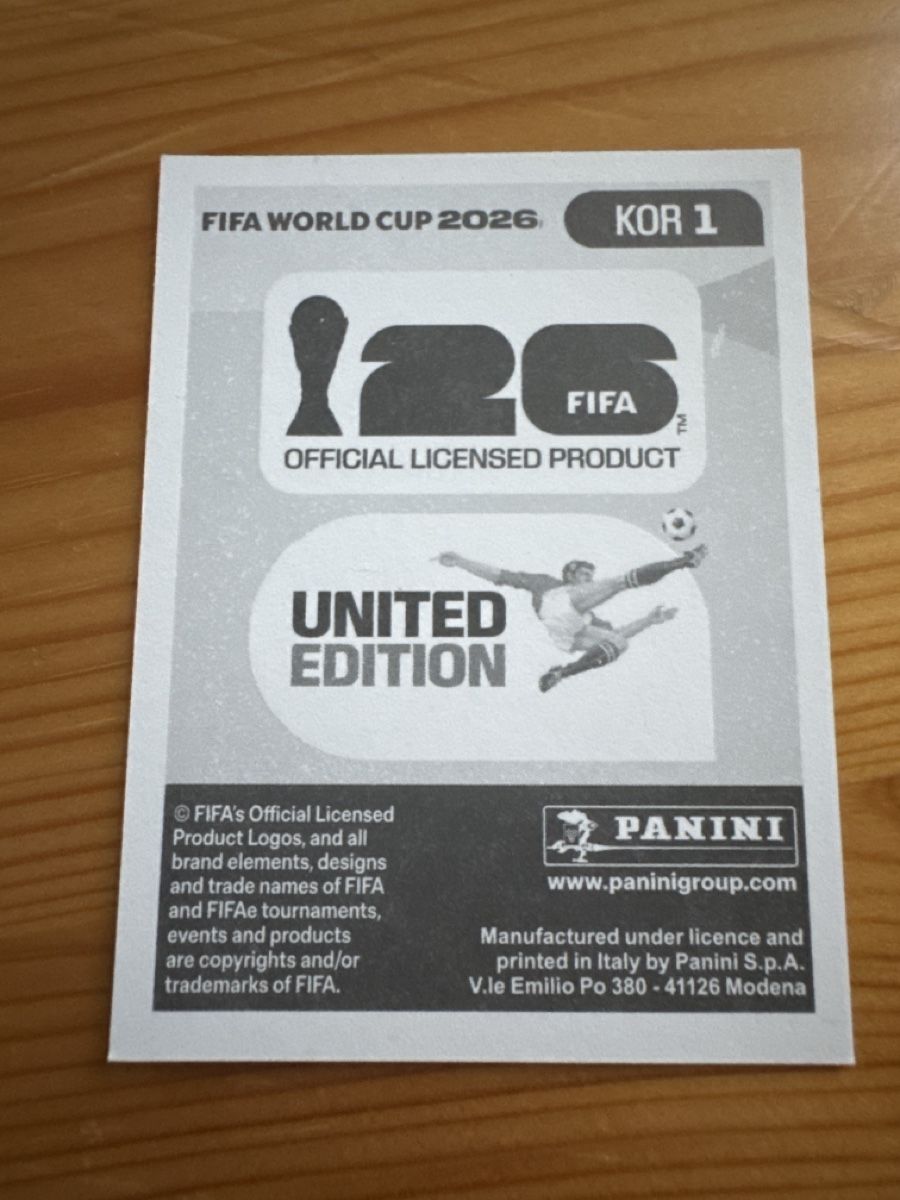Panini Cartes à collectionner: Panini FWC 2026 KOR1 – D'occasion à Vesenaz par miguelfdfrade 1