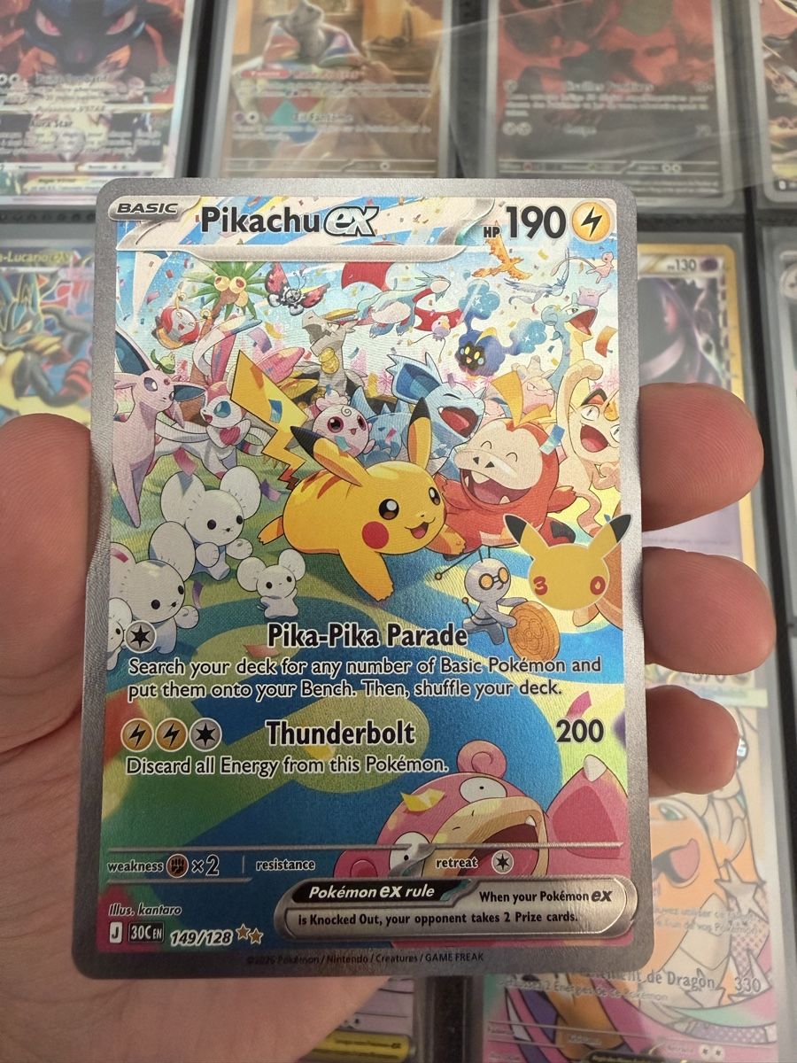 Pokémon Carte collezionabili: Pokémon 30 ans - Pikachu 149/128  – Nuovo (secondo la descrizione) da Morges venduto da Laoukdez