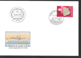 Schiffsbrief Dampfboot IV. Unterwalden Stansstad 16.5.1985