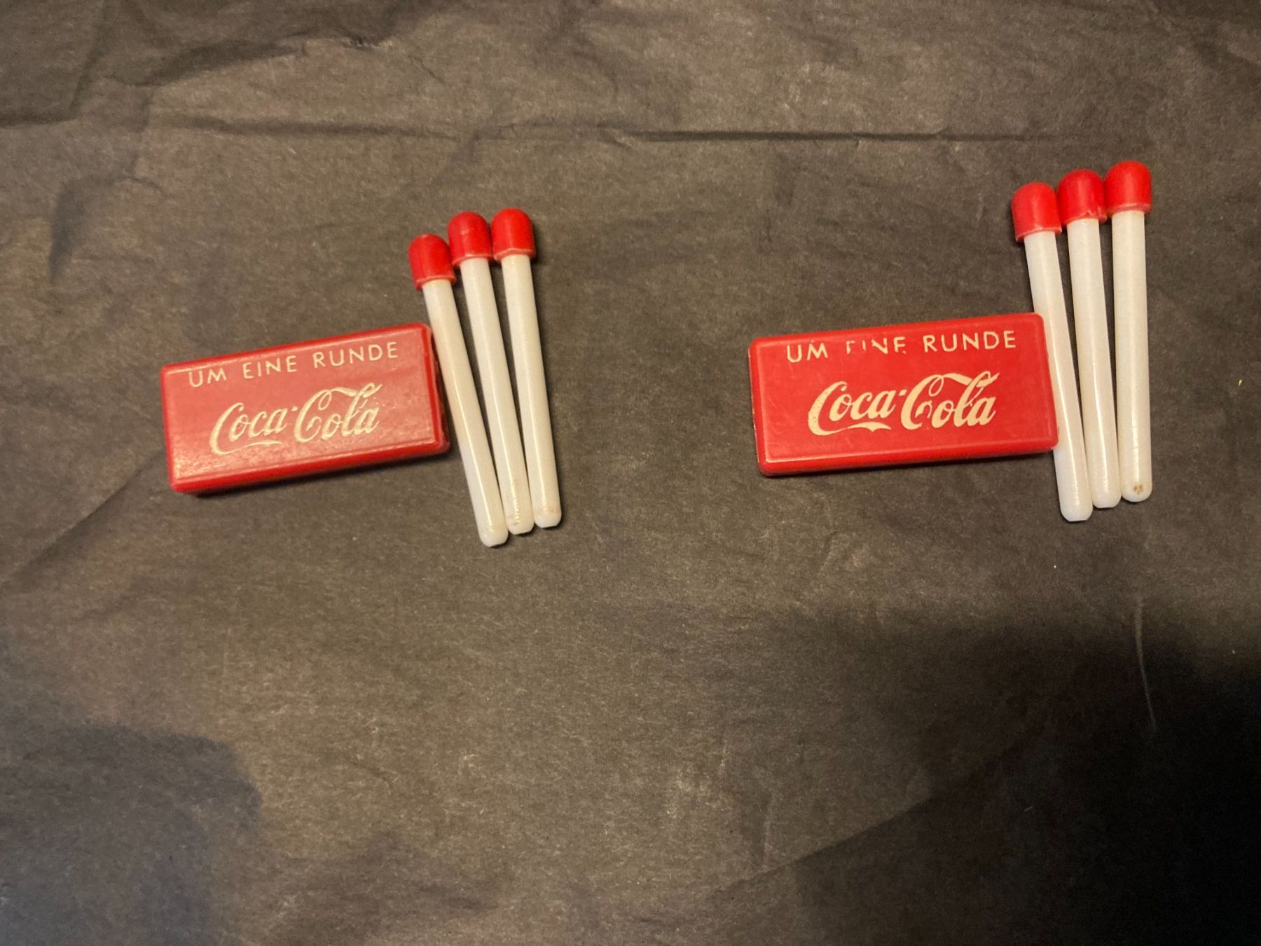 Mazze & Set: COCA-COLA -TEES Golf aus den 1990 er – Usato da Filzbach venduto da Sugi7 3