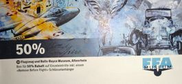 Gutschein 50% Flugzeug Und Rolls Royce Museum Altenrhein FFA