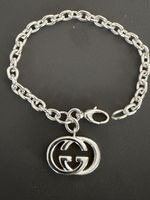 Gucci Interlocking G Charm Bracelet aus 925er Sterlingsilber