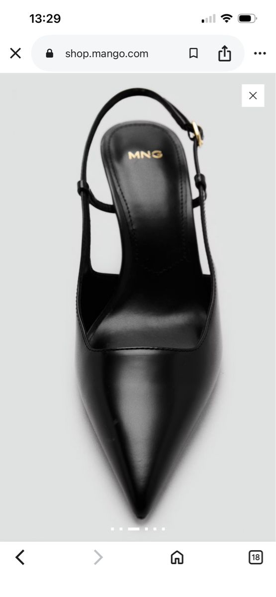 Mango Scarpe da donna: Spitze Slingback-Lederpumps von Mango – Nuovo (secondo la descrizione) da Bern venduto da SinaArikan 8