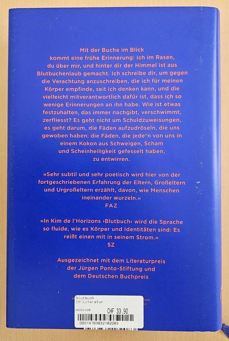Livres: Kim de l'Horizon: Blutbuch – D'occasion à Schaffhausen par asyouwestley 3