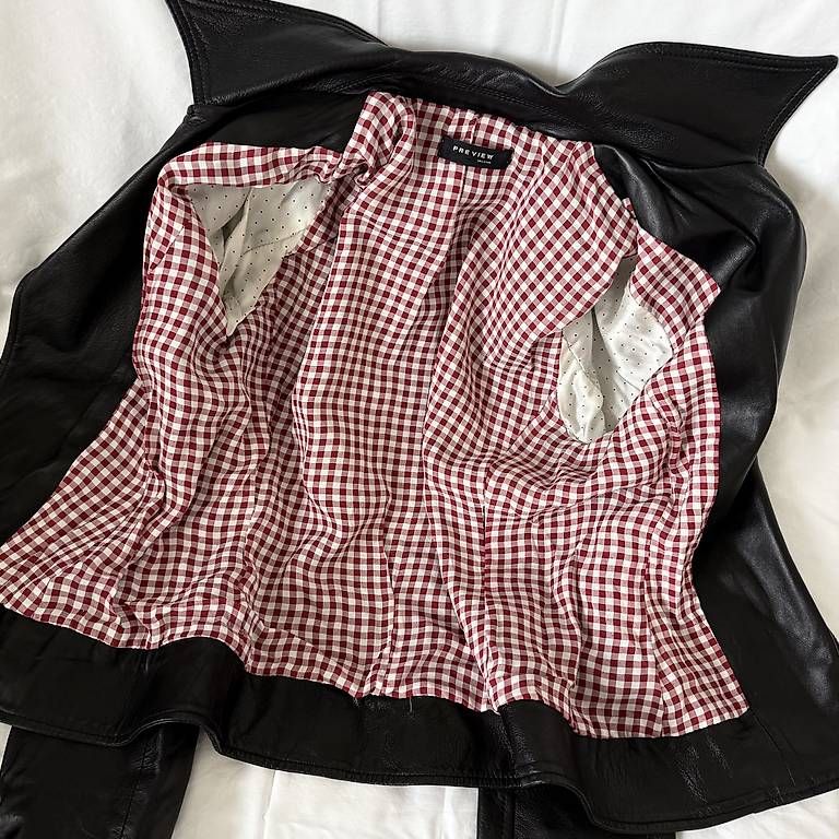 Giacche: Lederjacke Biker Damen schwarz – Usato da Zürich venduto da Dloos 2