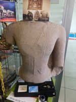 Antiker Buddha Torso Steinskulptur Kambodscha  11. Jhd 67cm