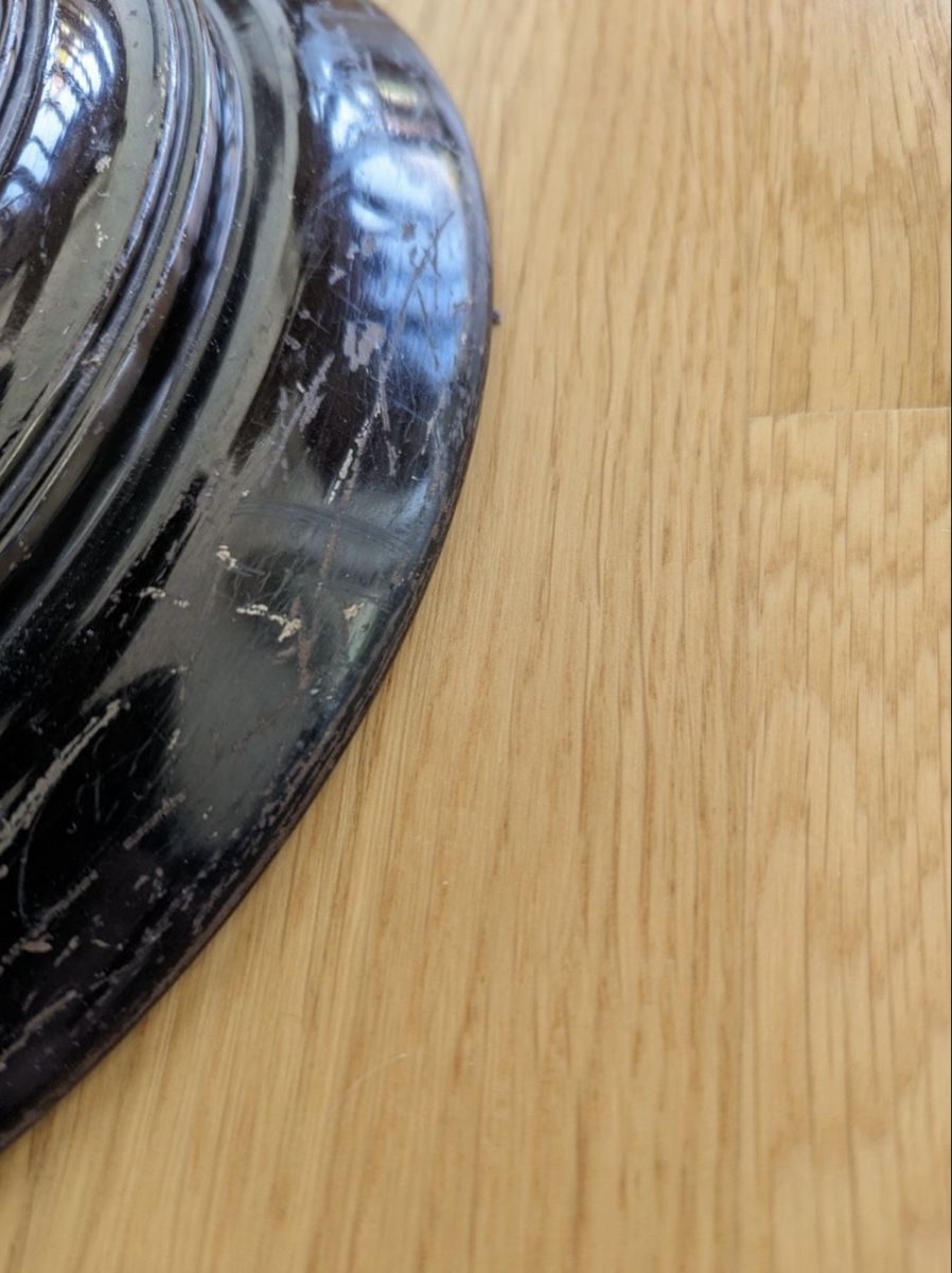Nachttische: Art Deco Tisch mit Glasplatte – Gebraucht aus Winterthur von Hello088x 6