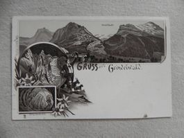 Litho Karte Grindelwald BE Gletscher