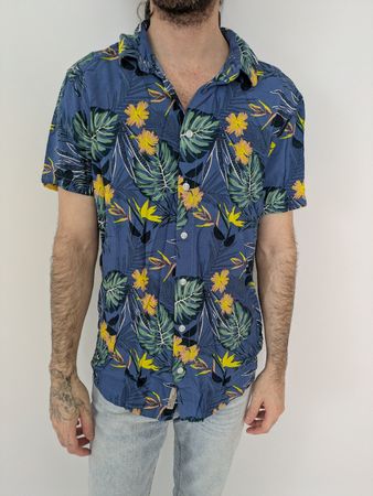 Blend Viscose Hemd, Gr. S Sommer Look, Top Zustand!