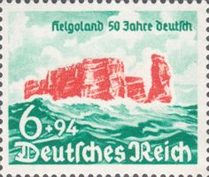 Deutsches Reich 750 50 Jahre Helgoland postfrisch **