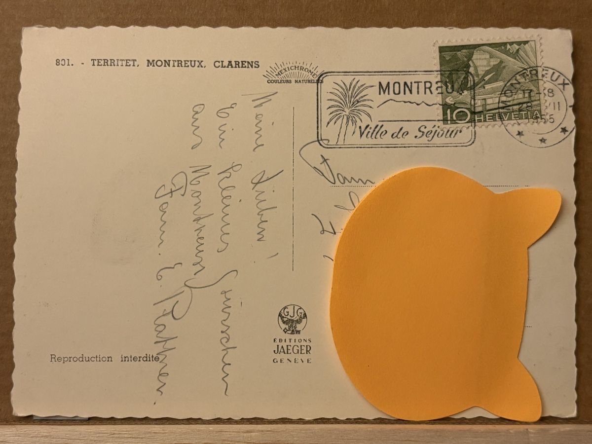 Cartoline postali: AK von Montreux – Usato da Rümlang venduto da Kartenpost1 1