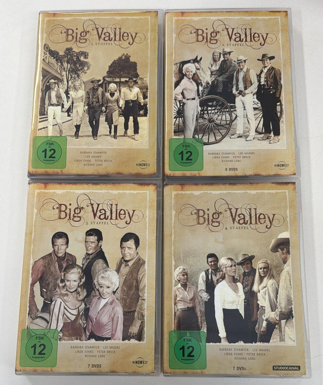 Alle DVDs: BIG VALLEY DIE KOMPLETTE  1.2.3.4.  DVDS – Gebraucht aus Zürich von freioccasionen 1