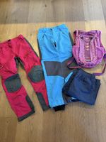 Wanderhosen und Rucksack Jako-o und Regenhose Gr. 146