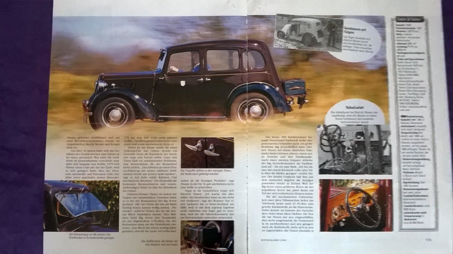 Libri: Bericht Austin Big Seven, 1938 – Usato da Bern venduto da micky031 1