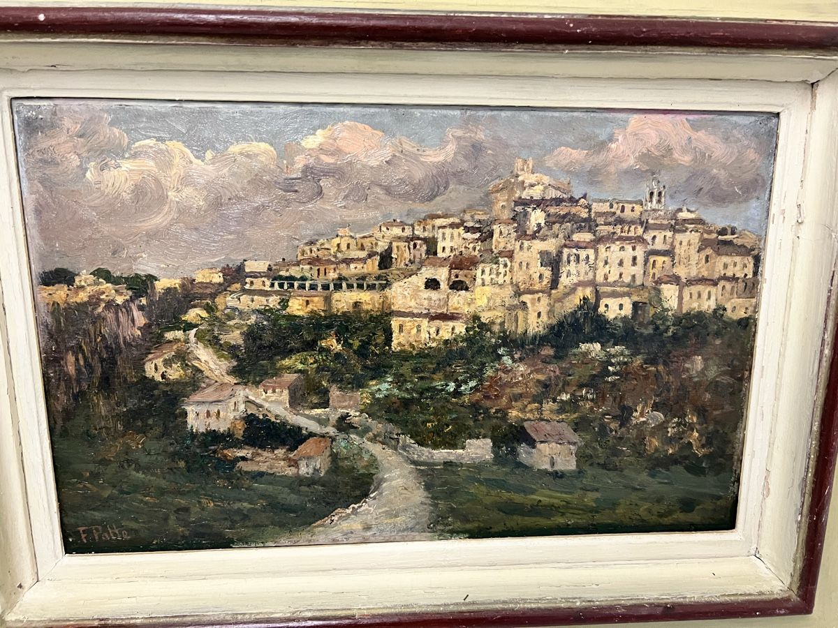 Tableaux: Fernand Patte 1857-1946 Gemälde Nice Landschaft – D'occasion à Hombrechtikon par vespa1954 1