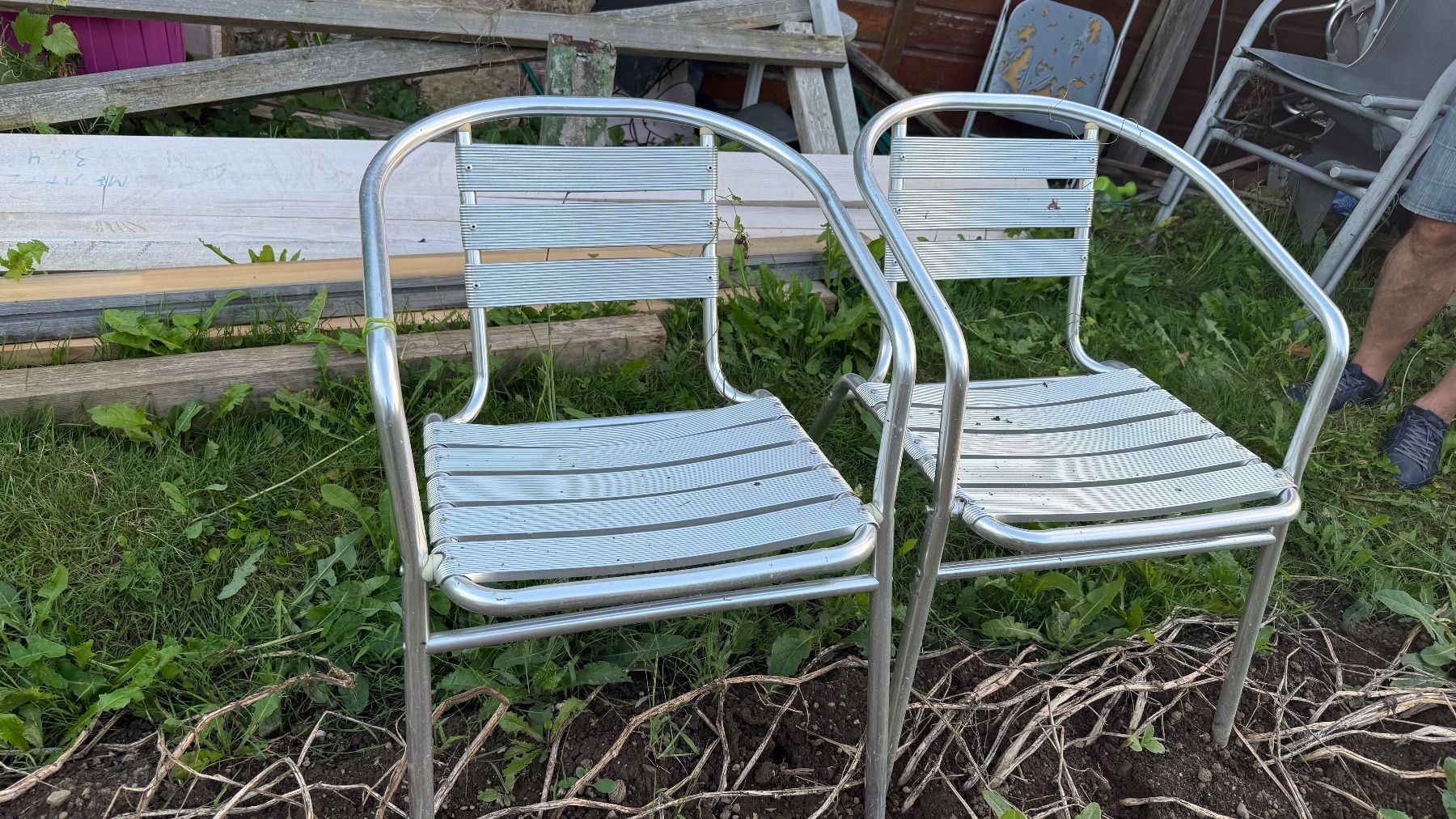 Stühle: Aluminium Stühle – Gebraucht aus Root von Jana_Ma 1