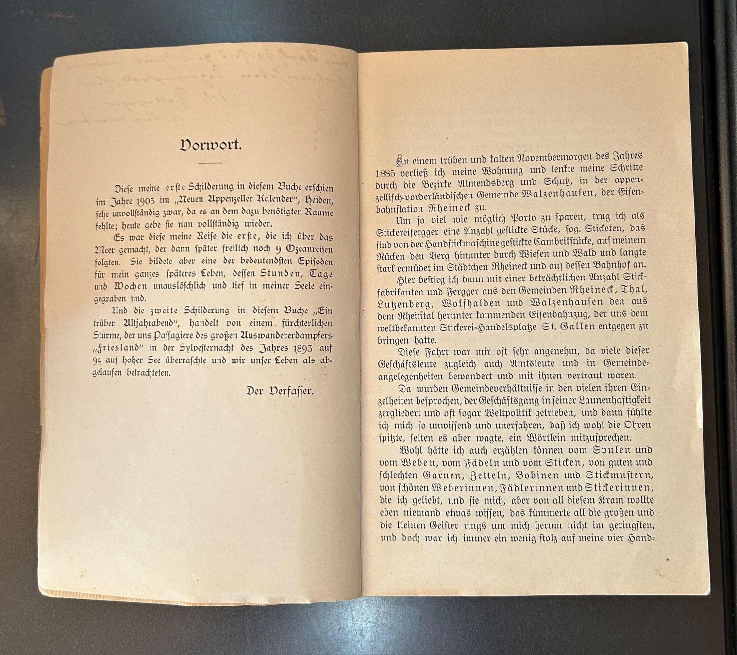 Libri: erste Reise nach Amerika 1904 – Usato da Untervaz venduto da buesmig 2