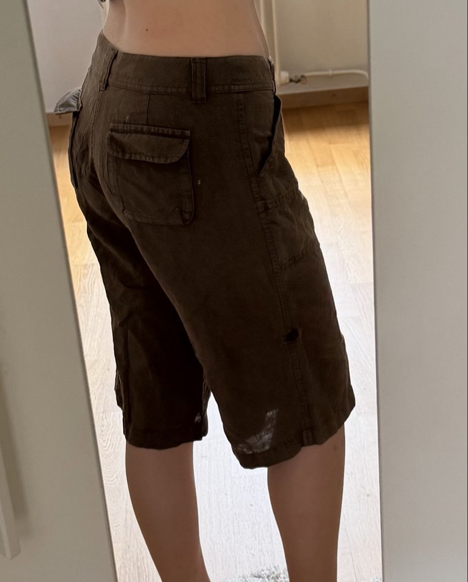 Esprit Hosen: ESPRIT VINTAGE LINEN-COTTON CARGO SHORTS – Gebraucht aus Genève von yav_9r9f 5