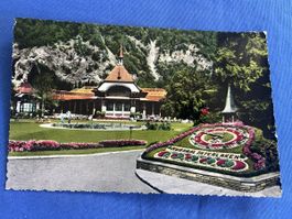 AK Interlaken Kursaal mit Blumenuhr