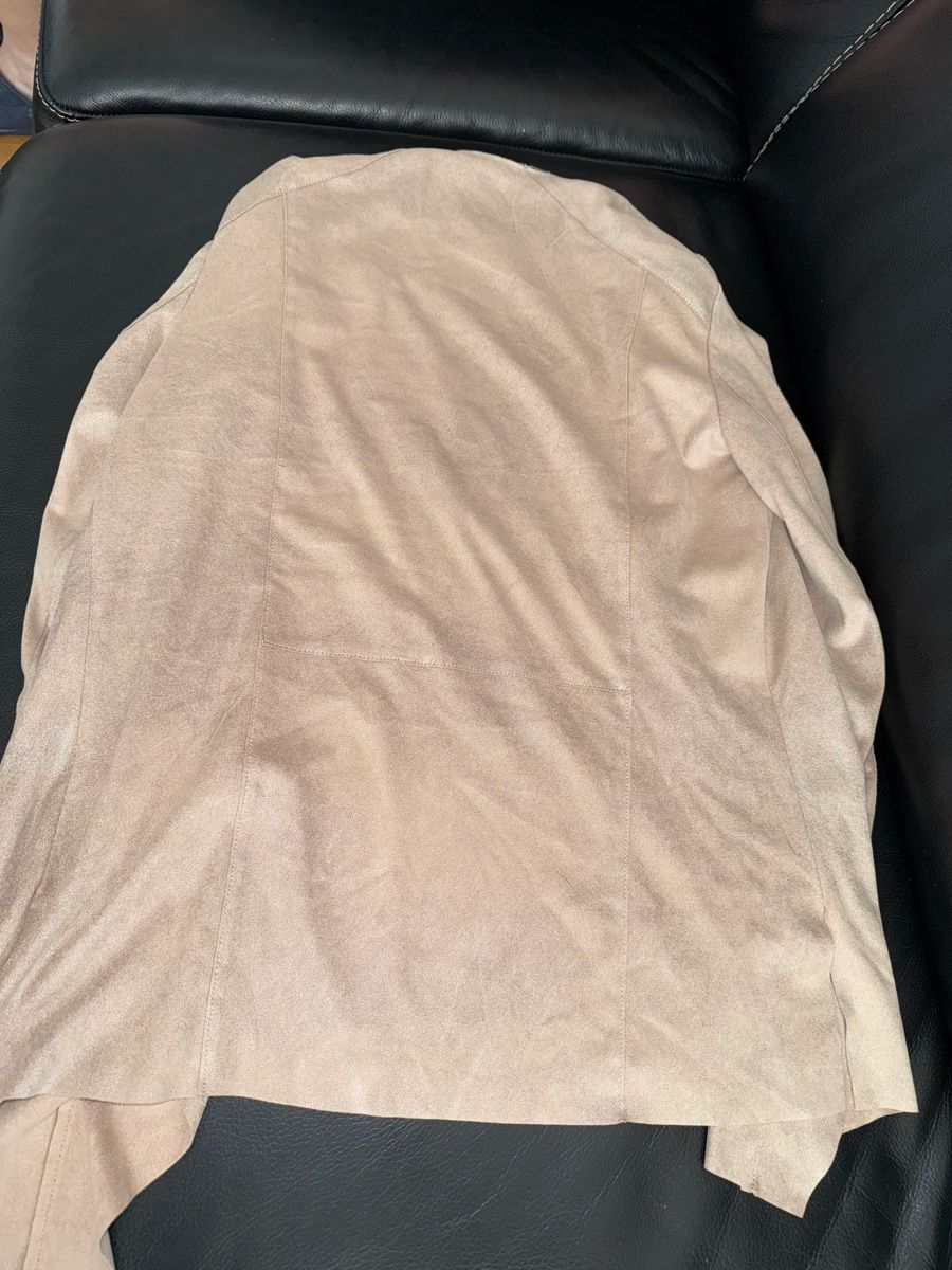 Mango Giacche: Beige Mango Suede Look leichtes Jäckchen Grösse S – Usato da Winterthur venduto da yar_dpp8 6