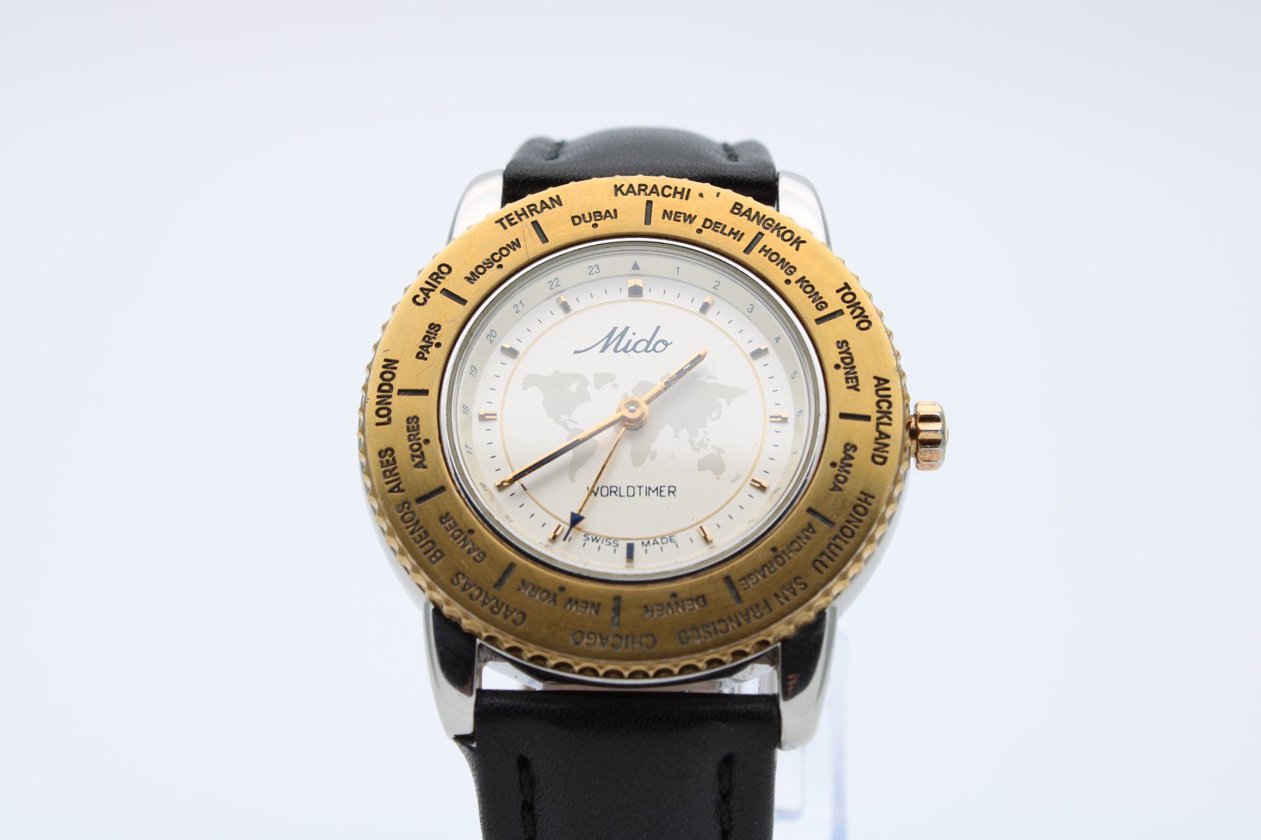 Mido Orologi: Mido GMT Worldtimer 5200 Armbanduhr – Usato da Brüttisellen venduto da AlphaOmega05 2