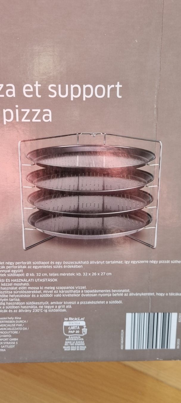Teglie da forno: Pizzablechset mit Ständer – Nuovo (secondo la descrizione) da egliswil venduto da Maggy6 2
