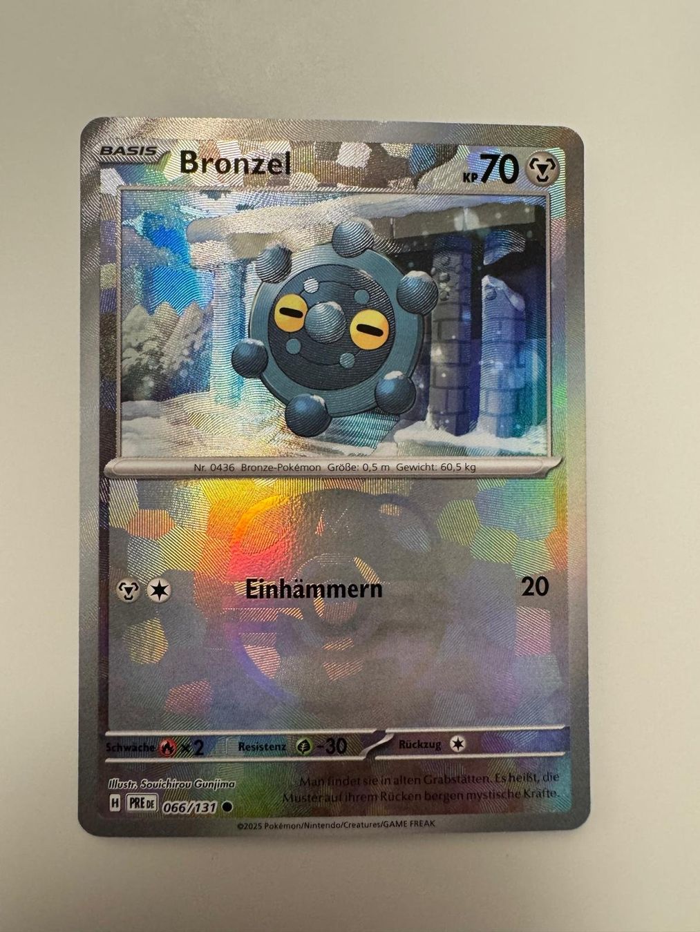 Pokémon Carte collezionabili: Bronzel | Reverse Holo Masterball | PRE 066/131 | DE – Usato da Spreitenbach venduto da Snacky96 2