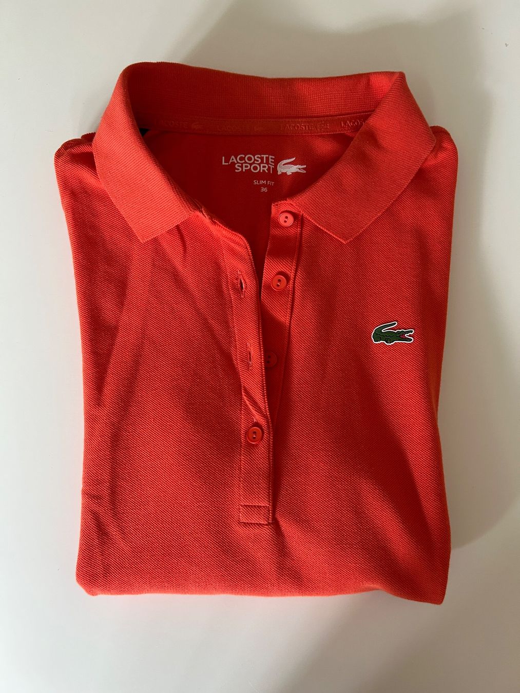 Lacoste Magliette Polo: Poloshirt Lacoste Gr. S rot – Nuovo (secondo la descrizione) da Basel venduto da Kuona74