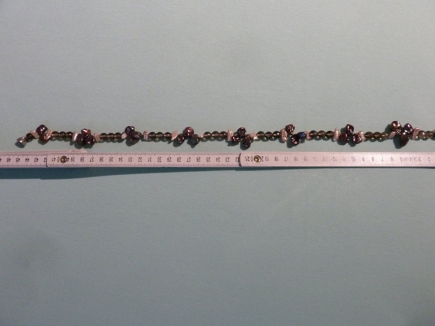 Ketten: Perlen Schmuck Perlen Rauchquarz Collier echte  Kette – Gebraucht aus Meiringen von Lifestyle55 1