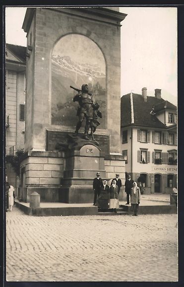 Ansichtskarten: AK Altdorf, Gasthaus und Denkmal – Gebraucht aus Berlin von bartko-reher