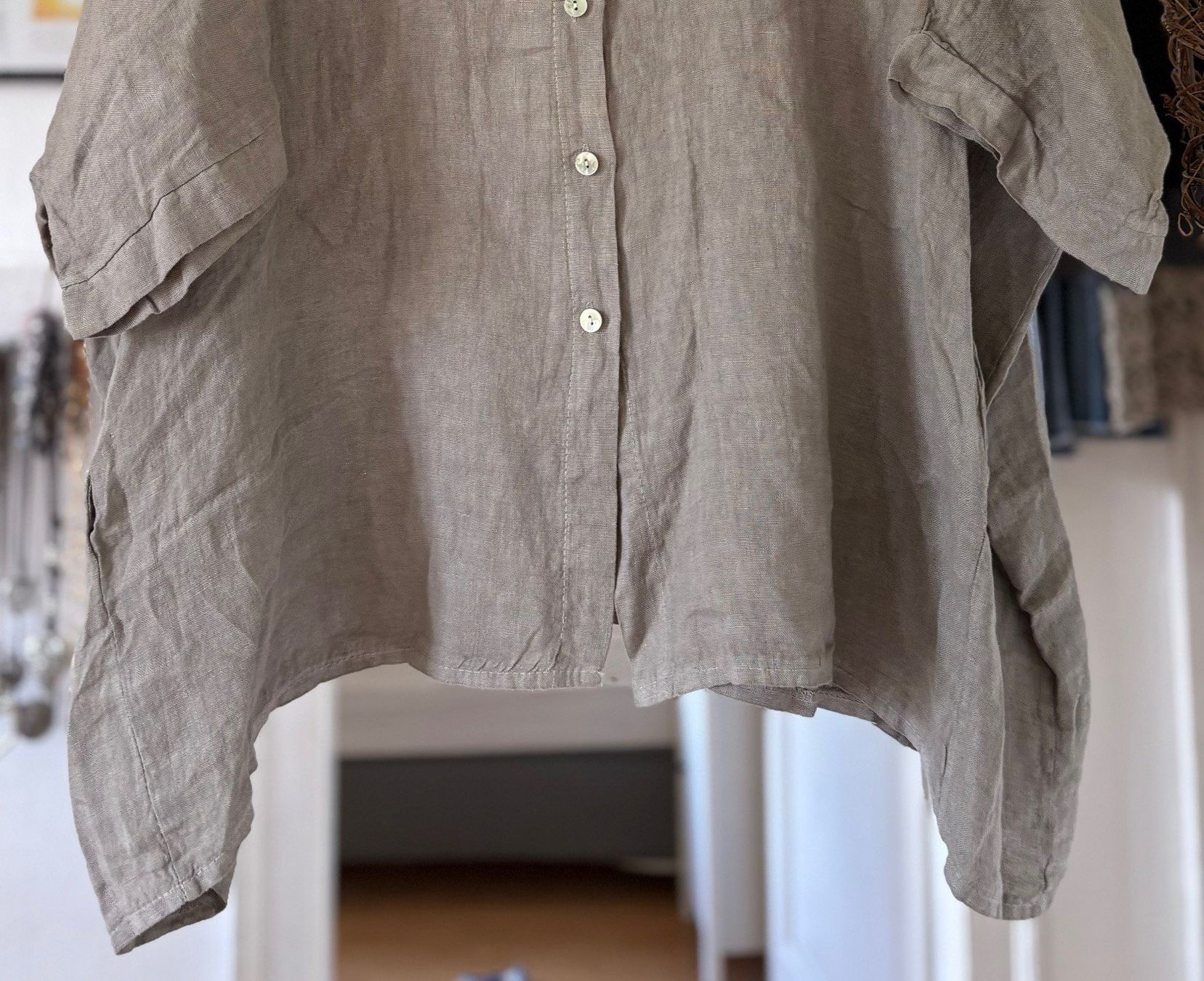 Camicette: OVERSIZE CHEMISE EN LIN! M – Nuovo e nell'imballaggio originale da Locarno venduto da NicoNion 3