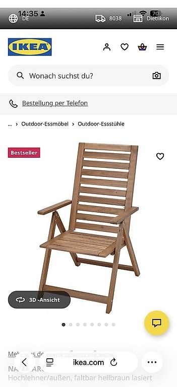 Ikea Set di tavolo e panche: Ikea table and two chairs – Usato da Zürich venduto da Dorci86