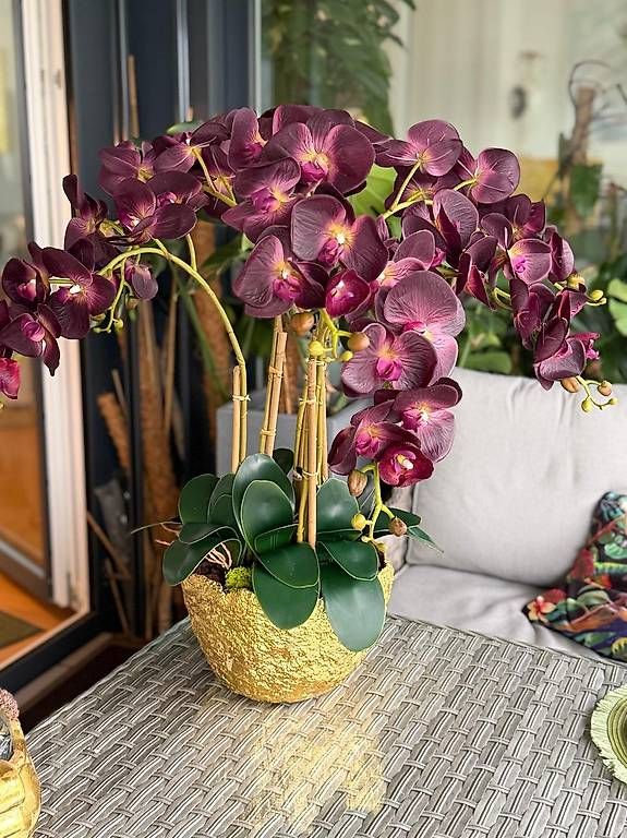 Alle Dekorationen: violette Orchideen Schale künstlich – Neu (gemäss Beschreibung) aus Luzern von Brokiland 1