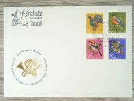 TR03 Enveloppe + Timbre Suisse 1968