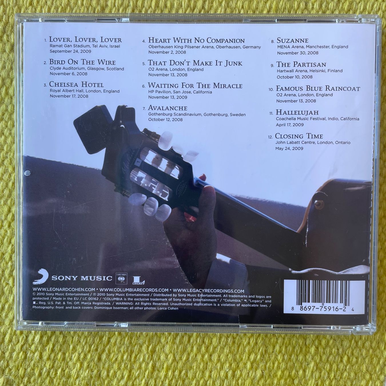 CD: LEONARD COHEN-SONGS FROM THE ROAD – Usato da Rorschacherberg venduto da CD-Roli 1