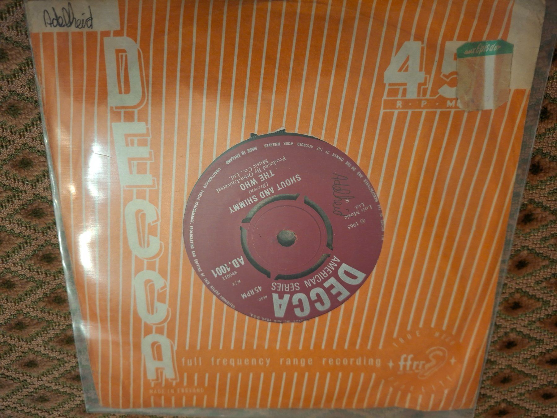 Dischi in vinile: Rare 7" - The Who - My Generation - 1965 – Usato da Bernex venduto da Wannabehasbeen01 2