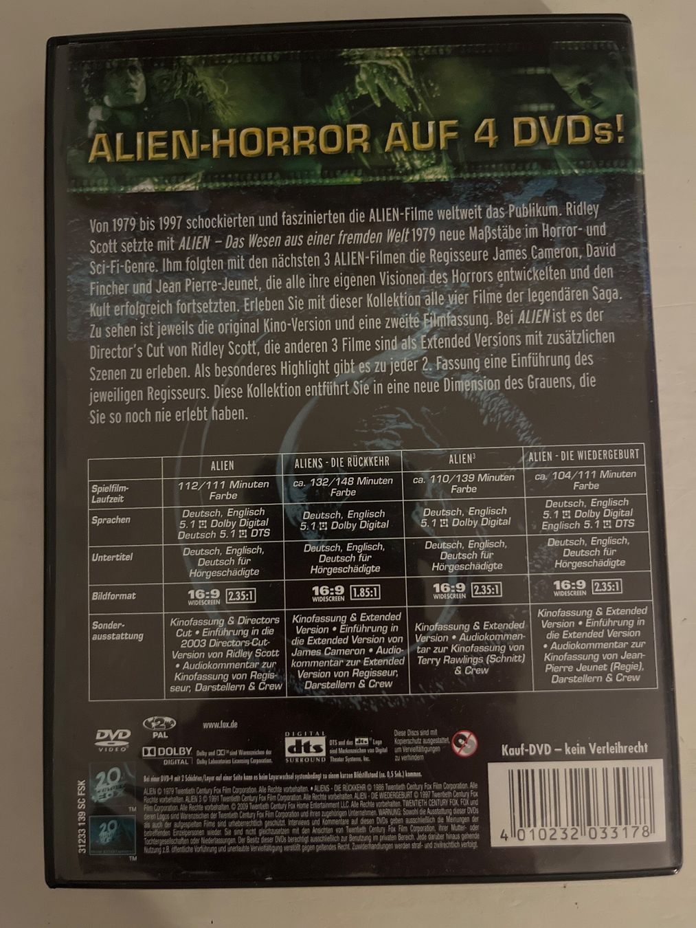 Alle DVDs: Alien - Die Saga DVD 📀 – Neu (gemäss Beschreibung) aus Sierre von black.box 1