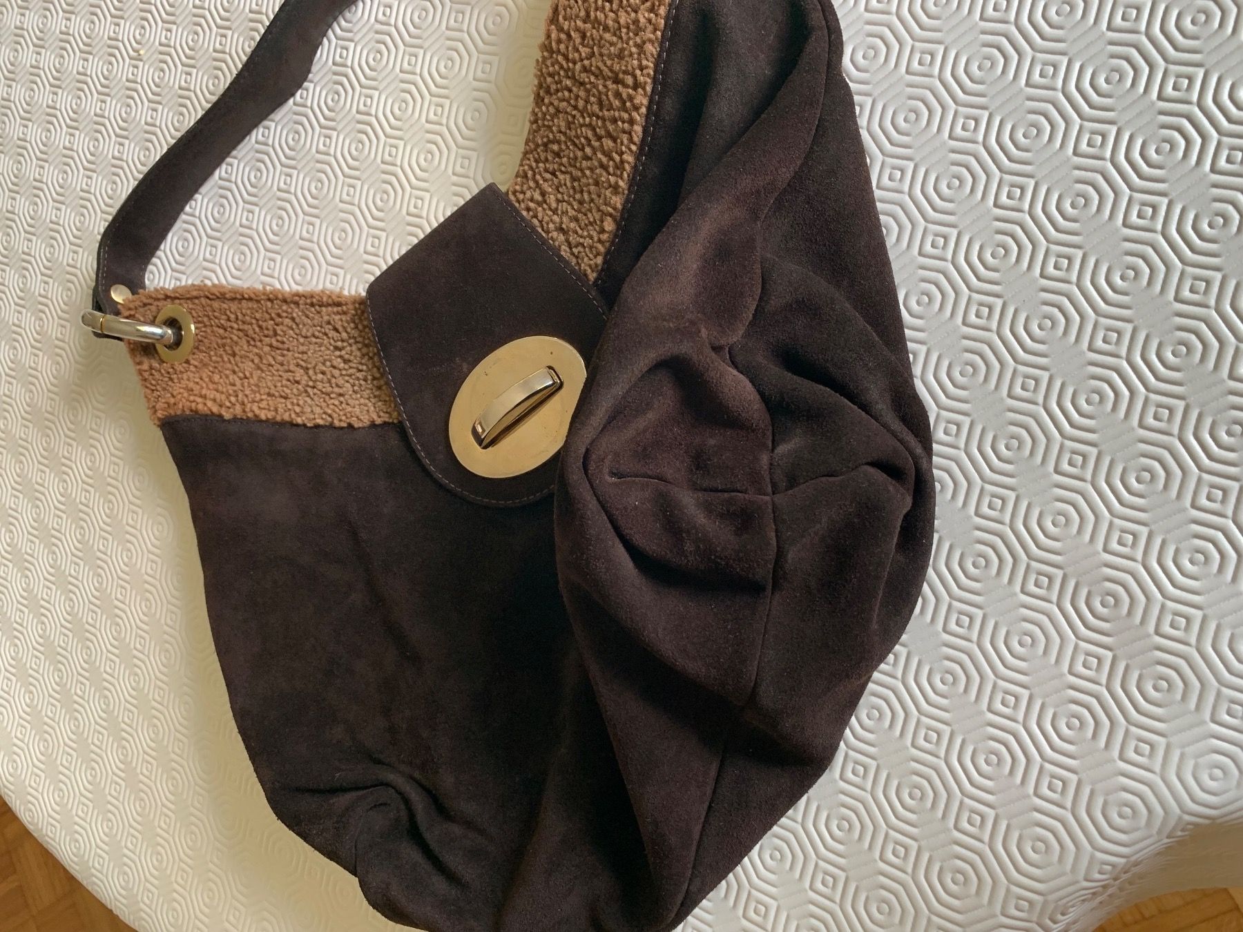Taschen für Damen: Sac a main/ Handtasche avec/mit Dustbag STUART WEITZMAN – Gebraucht aus Corsier GE von Helene2365 3