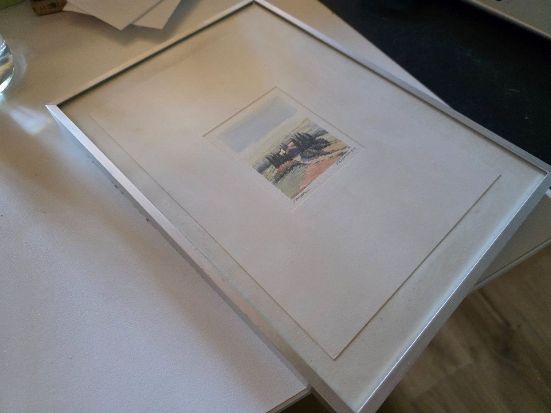 Dipinti: Bild feines Aquarell Gemälde Toscana 1994 – Usato da Walterswil BE venduto da Lonitti 2