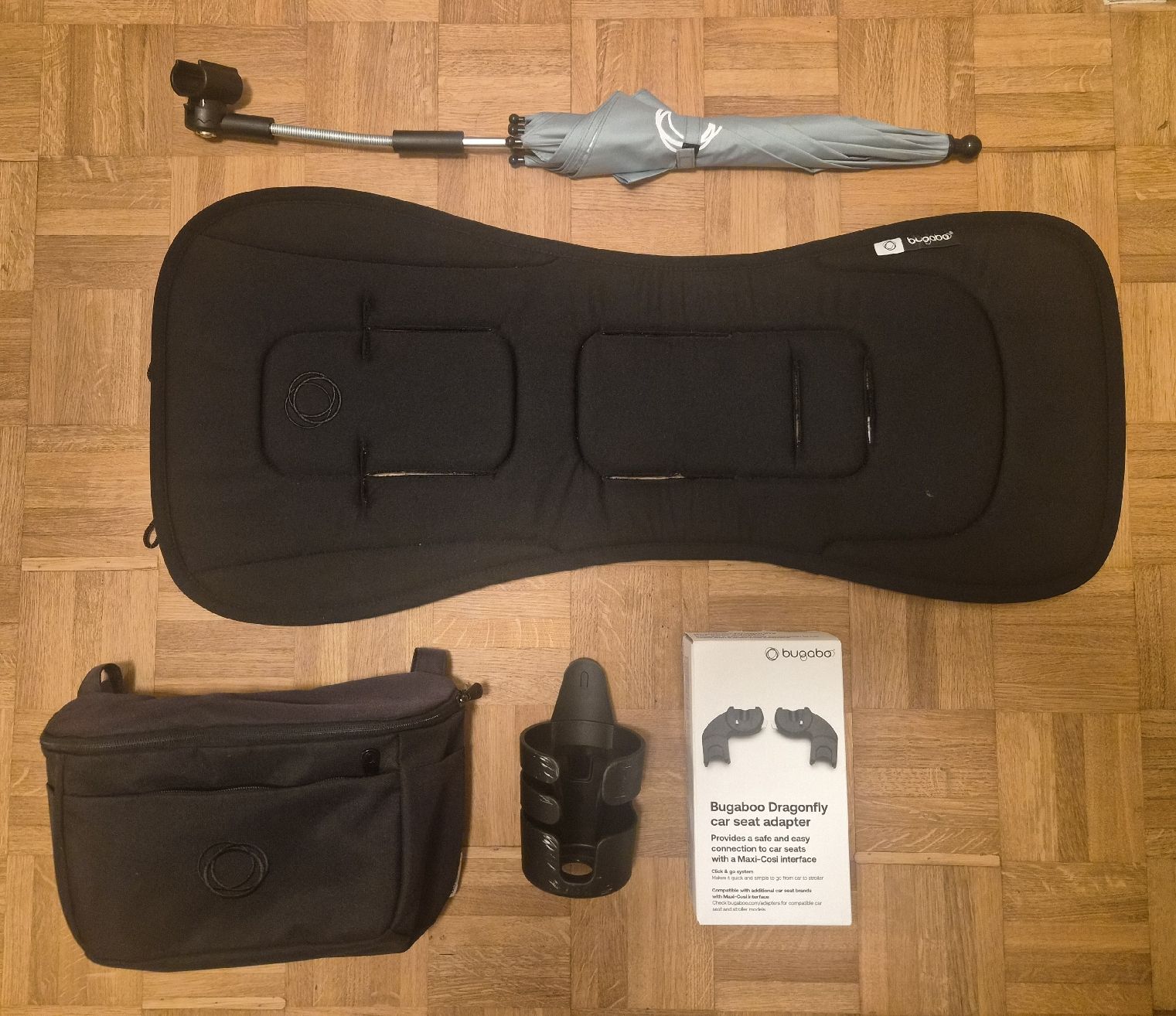 Bugaboo Poussette: Bugaboo Dragonfly bundle, black/grey – D'occasion à Schlieren par wol_yfz8 3