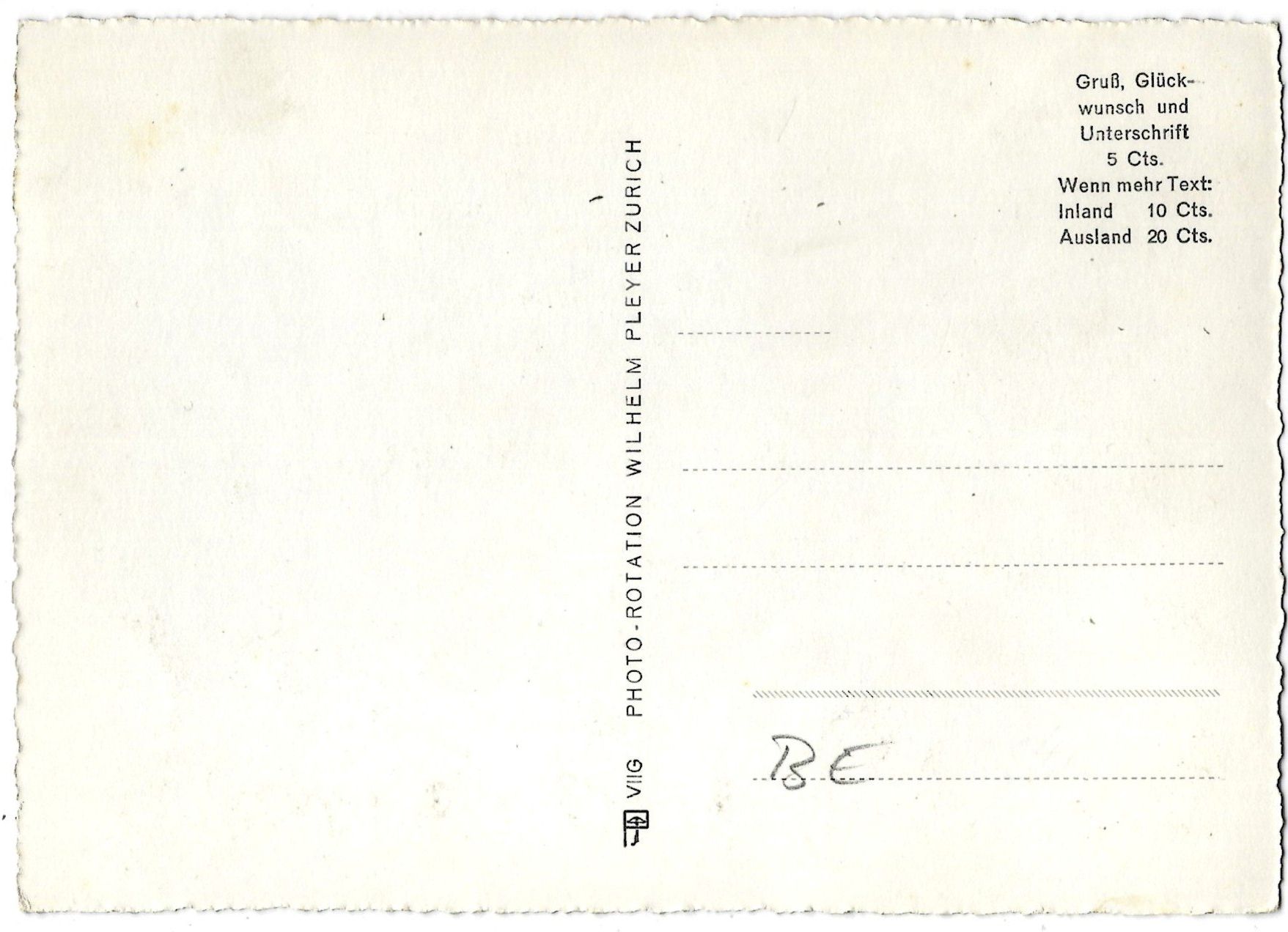 Cartoline postali: O  4914   Wengen – Usato da Bütschwil venduto da Jackson1A 1