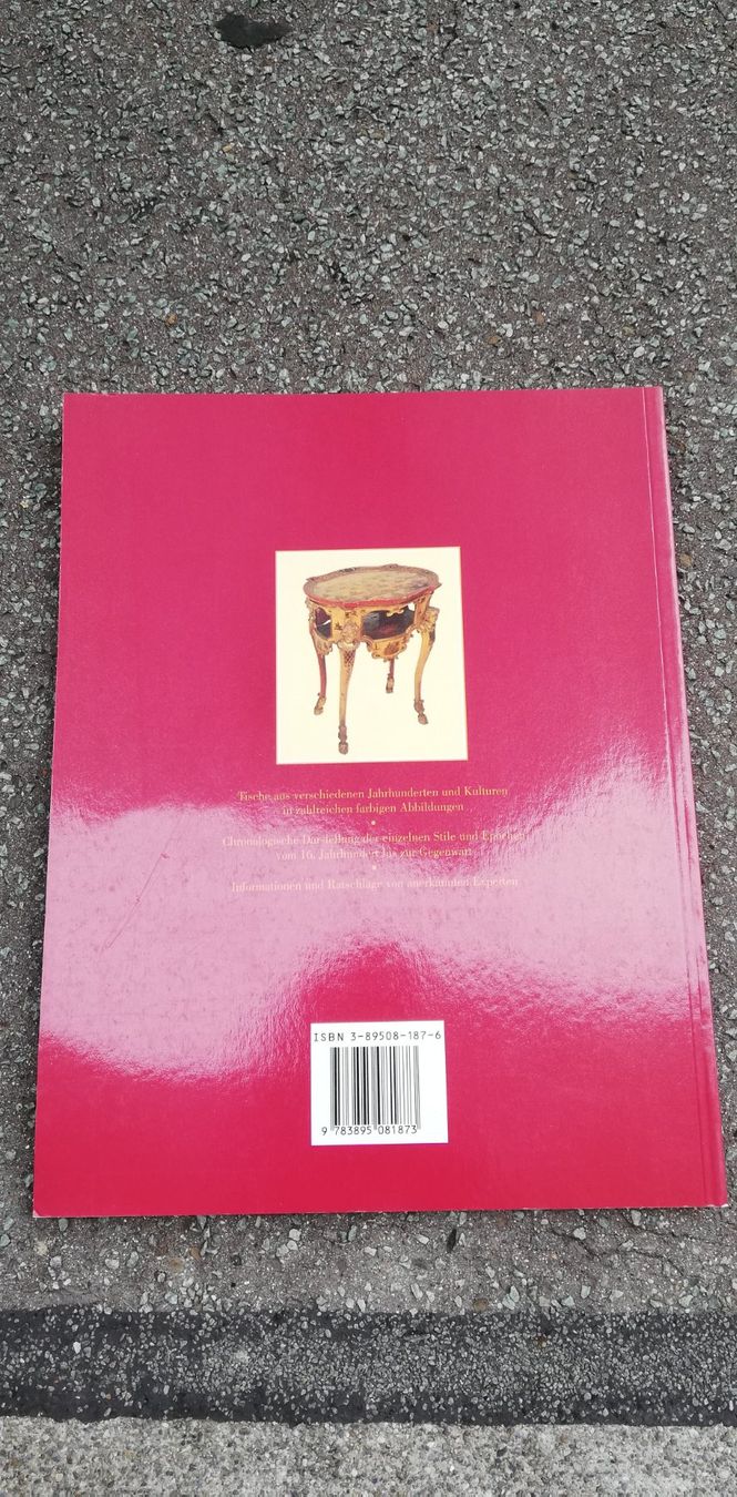 Libri: Tische - Illustrierte Geschichte der Möbel – Usato da Thun venduto da Matthias72 1