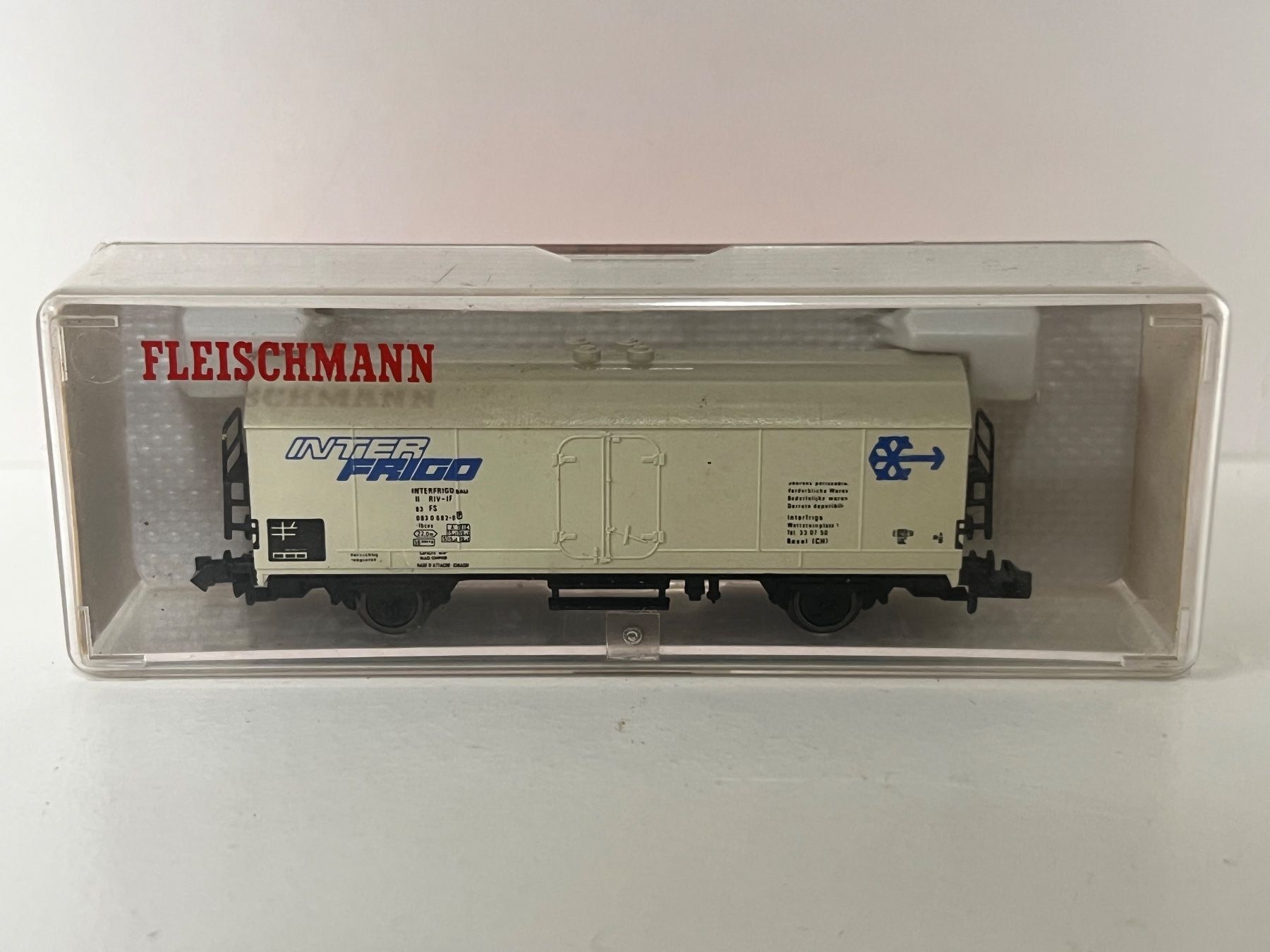 Fleischmann Modellini di ferrovie: Fleischmann Spur N Inter Frigo – Usato da Geroldswil venduto da TopTrain54