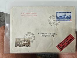 Express Brief mit B25 1944 COMPTOIR (Kat 35.--) für nur 4.--