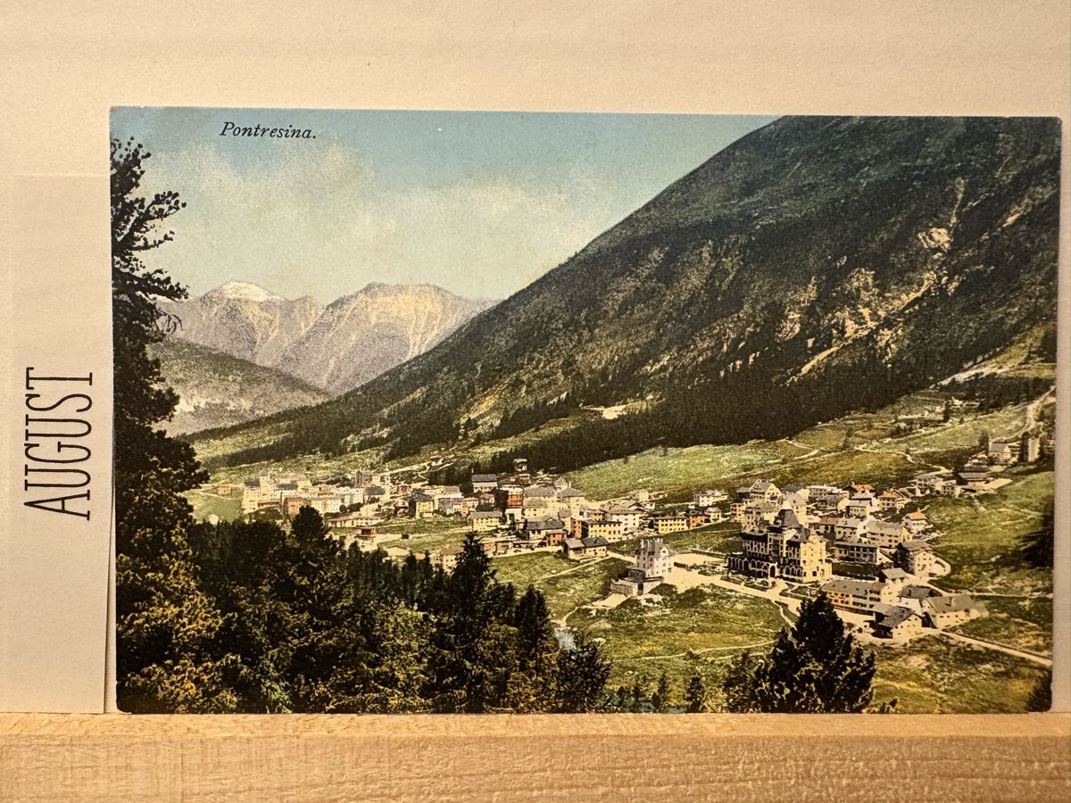 Cartoline postali: AK von Pontresina – Usato da Rümlang venduto da Kartenpost1