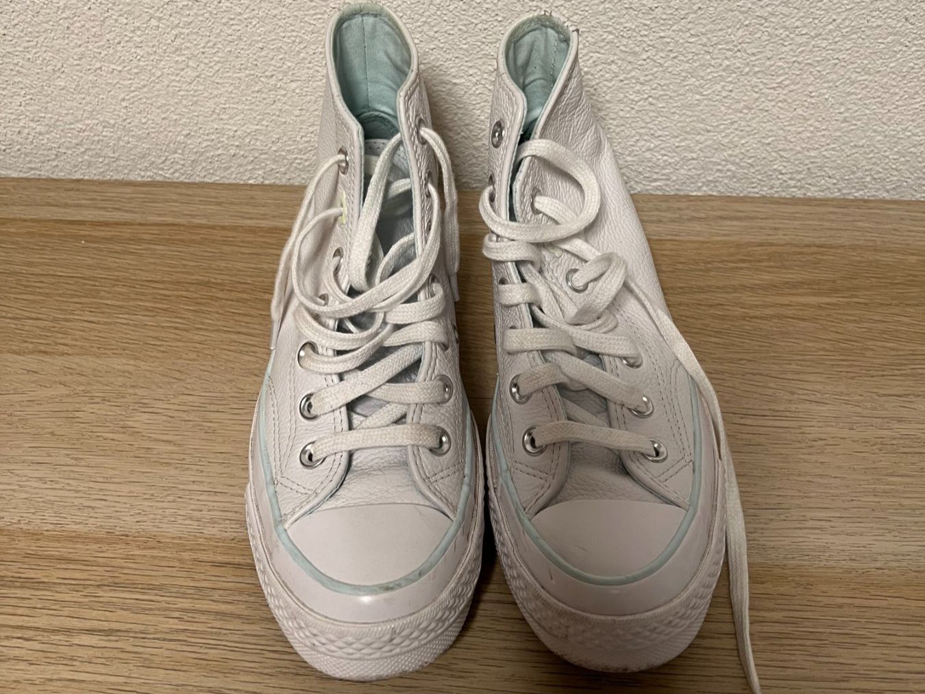 Converse Scarpe da uomo: CONVERSE Chuck 70 White Out Leather High-Top – Nuovo (secondo la descrizione) da Geuensee venduto da Mary32 1