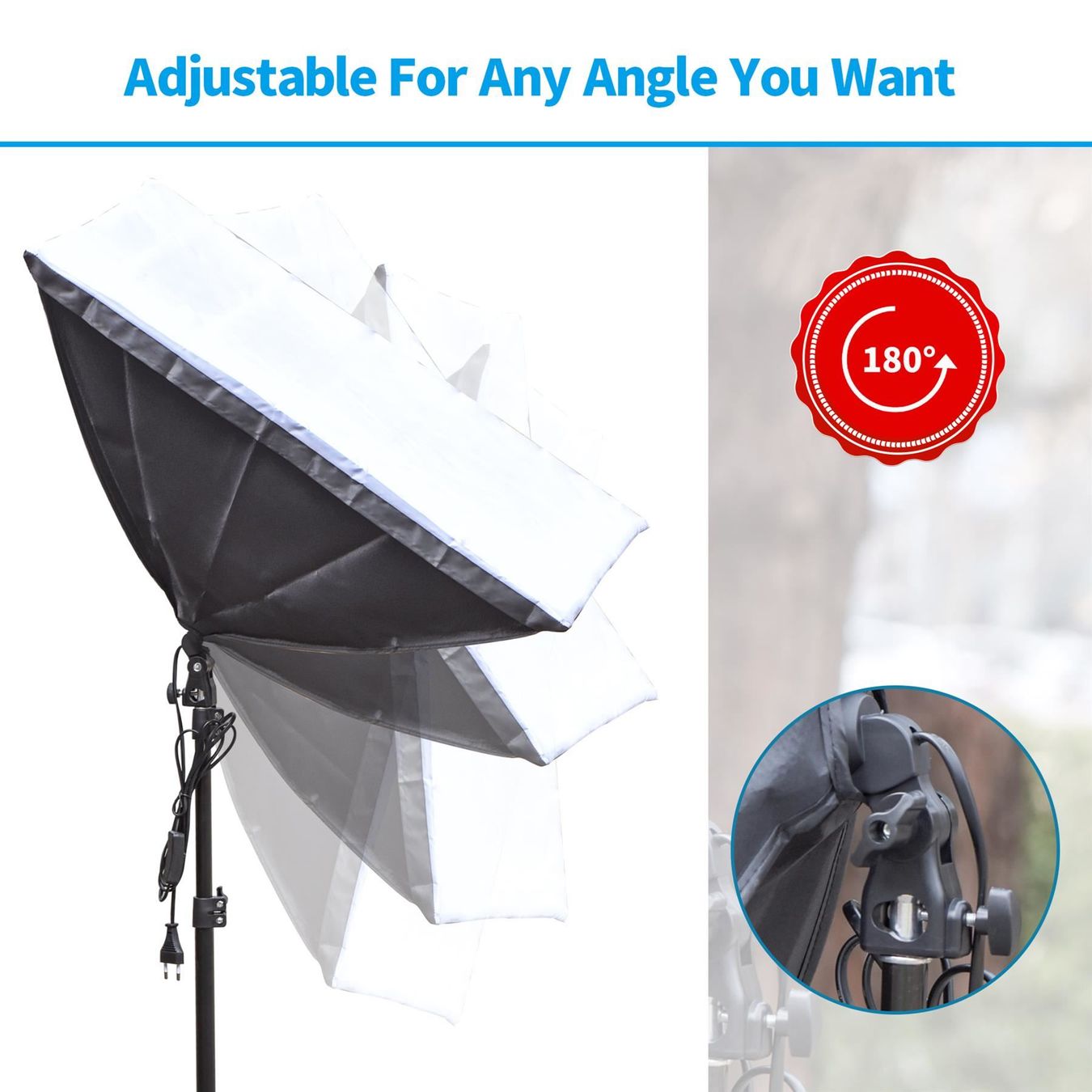 Labor & Dunkelkammer: 2 x 50x70cm Softbox LED Beleuchtung Set – Neu (gemäss Beschreibung) aus Thun von Laoye 2