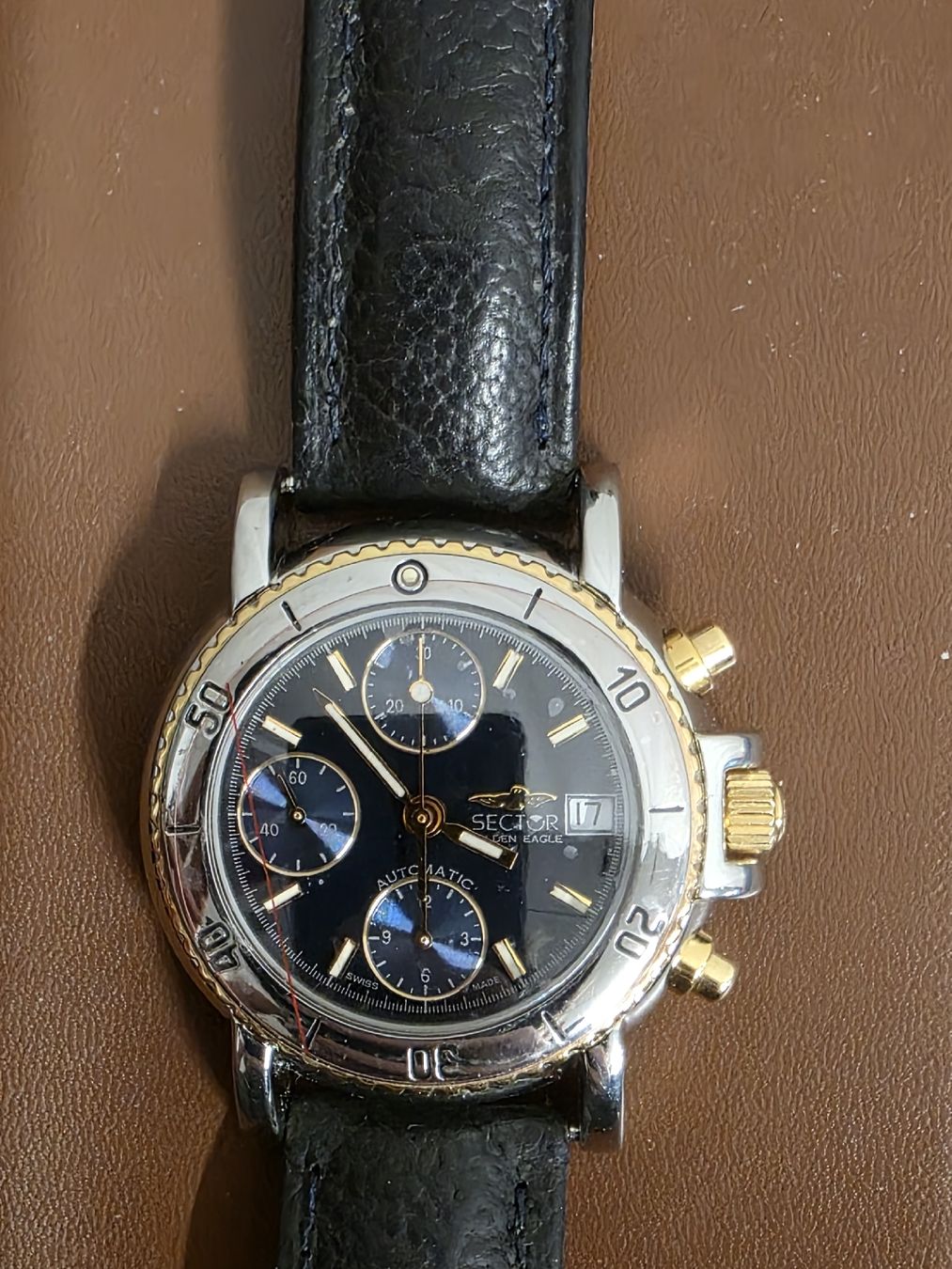 Sector Orologi: Sector Golden Eagle Herren Uhr, Chronograph, Automatic – Nuovo (secondo la descrizione) da Wolfertswil venduto da Antiko 4