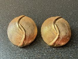 Vintage Ohrringe Clips Luxus Modeschmuck 